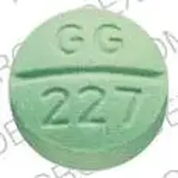 Isosorbide dinitrate (Isosorbide dinitrate [ eye-soe-sor-bide-dye-nye-trate ])-GG 227-20 mg-Green-Round