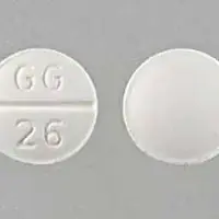 Isosorbide dinitrate (Isosorbide dinitrate [ eye-soe-sor-bide-dye-nye-trate ])-GG 26-10 mg-White-Round