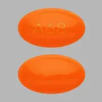 Isotretinoin (eqv-absorica) (Isotretinoin (oral) [ eye-so-tret-i-noyn ])-A68-40 mg-Orange-Oval