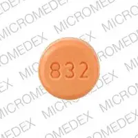 Jantoven (Warfarin (oral) [ war-far-in ])-832 WRF 5-5 mg-Orange-Round