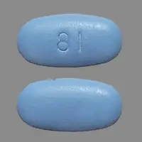 Janumet xr (Metformin and sitagliptin [ met-for-min-and-si-ta-glip-tin ])-81-metformin extended-release 1000 mg and sitagliptin 100 mg-Blue-Oval