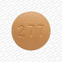 Januvia (Sitagliptin [ si-ta-glip-tin ])-277-100 mg-Brown-Round