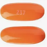 Jatenzo (Testosterone oral [ tes-tos-ter-one ])-237-237 mg-Orange-Capsule-shape