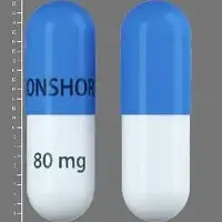 Jornay pm (Methylphenidate hydrochloride)-IRONSHORE 80 mg-80 mg-Blue & White-Capsule-shape