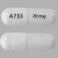 Juxtapid (Lomitapide [ loe-mi-ta-pide ])-A733 20 mg-20 mg-White-Capsule-shape