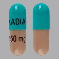 Kadian (Morphine (oral) [ mor-feen ])-KADIAN 150 mg-150 mg-Green / Brown-Capsule-shape