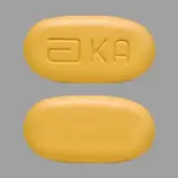 Kaletra (Lopinavir and ritonavir [ loe-pin-a-vir-and-ri-toe-na-veer ])-a KA-200 mg / 50 mg-Yellow-Oval