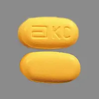 Kaletra (Lopinavir and ritonavir [ loe-pin-a-vir-and-ri-toe-na-veer ])-a KC-100 mg / 25 mg-Yellow-Oval