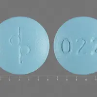 Kariva (Ethinyl estradiol and desogestrel [ eh-thih-nill-ess-tra-dye-ole-and-des-oh-jess-trel ])-dp 022-ethinyl estradiol 0.01 mg-Blue-Round