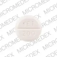 Ketoconazole (systemic) (monograph) (Nizoral)-APO KET 200-200 mg-White-Round