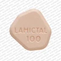 Lamictal (Lamotrigine [ la-moe-tri-jeen ])-LAMICTAL 100-100 mg-Orange-Six-sided