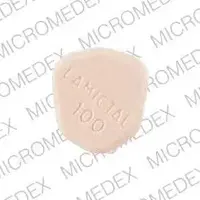 Lamictal (Lamotrigine [ la-moe-tri-jeen ])-LAMICTAL 100-100 mg-Orange-Six-sided