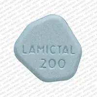 Lamictal (Lamotrigine [ la-moe-tri-jeen ])-LAMICTAL 200-200 mg-Blue-Six-sided