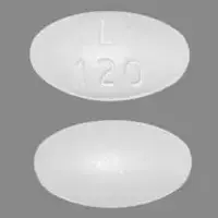 Latuda (Lurasidone [ loo-ras-i-done ])-L 120-120 mg-White-Oval