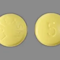 Lotensin (Benazepril [ ben-ay-ze-pril ])-LOTENSIN 5-5 mg-Yellow-Round