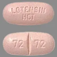 Lotensin hct (Hydrochlorothiazide and benazepril [ hye-droe-klor-oh-thy-a-zide-and-ben-az-e-pril ])-LOTENSIN HCT 72 72-10 mg / 12.5 mg-Pink-Oval