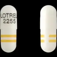 Lotrel (Amlodipine and benazepril [ am-loe-di-peen-and-ben-ay-ze-pril ])-LOTREL 2255-2.5 mg / 10 mg-White / Yellow-Capsule-shape