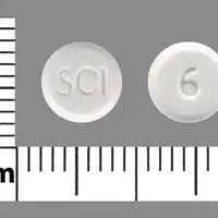 Ludent (Fluoride [ flor-ide ])-SCI 6-sodium fluoride 0.55 mg (equiv. fluoride 0.25 mg)-White-Round