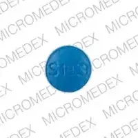 Lunesta (Eszopiclone [ e-zop-i-klone ])-S193-3 mg-Blue-Round