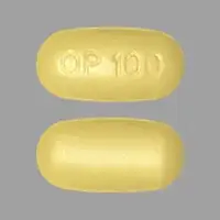 Lynparza (Olaparib)-OP 100-100 mg-Yellow-Oval