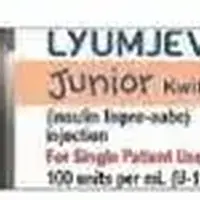 Lyumjev (Insulin lispro [ in-soo-lin-liss-pro ])-medicine-U-100 (100 units/mL) Junior KwikPen