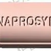 Naprosyn (Naproxen [ na-prox-en ])-NAPROSYN 375-375 mg-Orange-Oval