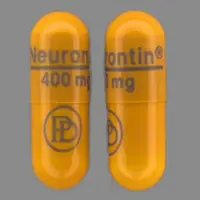 Neurontin (Gabapentin [ ga-ba-pen-tin ])-Neurontin 400 mg PD-400 mg-Orange-Capsule-shape