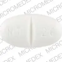 Neurontin (Gabapentin [ ga-ba-pen-tin ])-NT 26-800 MG-White-Oval