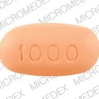 Niaspan er (Niacin (nicotinic acid) [ nye-a-sin ])-KOS 1000-1000 mg-Orange-Capsule-shape