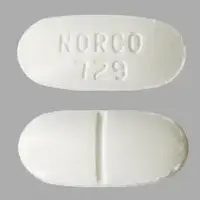 Norco (Acetaminophen and hydrocodone [ a-seet-a-min-oh-fen-and-hye-droe-koe-done ])-NORCO 729-325 mg / 7.5 mg-White-Capsule-shape