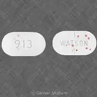 Norco (Acetaminophen and hydrocodone [ a-seet-a-min-oh-fen-and-hye-droe-koe-done ])-WATSON 913-325 mg / 5 mg-White / Orange-Capsule-shape