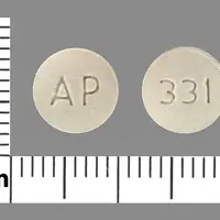 Np thyroid (Thyroid desiccated [ thye-roid ])-AP 331-90 mg-Tan-Round