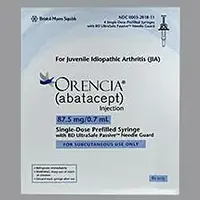 Orencia (Abatacept [ a-bay-ta-sept ])-medicine-87.5 mg/0.7 mL prefilled syringe