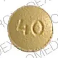 Oxycontin (Oxycodone [ ox-i-koe-done ])-OC 40-40 mg-Yellow-Round