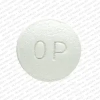 Oxycontin (Oxycodone [ ox-i-koe-done ])-OP 10-10 mg-White-Round