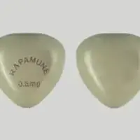 Rapamune (Sirolimus [ sih-ro-lim-us ])-RAPAMUNE 0.5 mg-0.5 mg-Tan-Three-sided