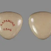 Rapamune (Sirolimus [ sih-ro-lim-us ])-RAPAMUNE 0.5 mg-0.5 mg-Tan-Three-sided