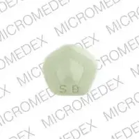 Requip (Ropinirole (oral) [ roe-pin-i-role ])-4892 SB-1 mg-Green-Five-sided