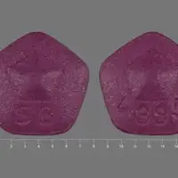 Requip (Ropinirole (oral) [ roe-pin-i-role ])-4895 SB-3 mg-Purple-Five-sided