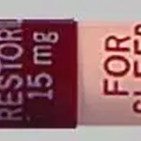 Restoril (Temazepam [ te-maz-e-pam ])-RESTORIL 15 mg FOR SLEEP-15 mg-Maroon / Pink-Capsule-shape