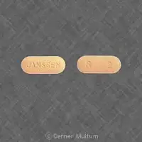 Risperdal (Risperidone (oral) [ ris-per-i-done ])-JANSSEN R 2-2 mg-Orange-Oval