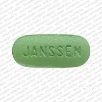 Risperdal (Risperidone (oral) [ ris-per-i-done ])-JANSSEN R 4-4 mg-Green-Oval