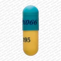 Rytary (Carbidopa and levodopa [ kar-bi-doe-pa-and-lee-voe-doe-pa ])-IPX066 195-carbidopa 48.75 mg / levodopa 195 mg-Blue & Yellow-Capsule-shape