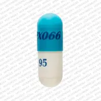 Rytary (Carbidopa and levodopa [ kar-bi-doe-pa-and-lee-voe-doe-pa ])-IPX066 95-carbidopa 23.75 mg / levodopa 95 mg-Blue & White-Capsule-shape