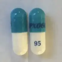 Rytary (Carbidopa and levodopa [ kar-bi-doe-pa-and-lee-voe-doe-pa ])-IPX066 95-carbidopa 23.75 mg / levodopa 95 mg-Blue & White-Capsule-shape