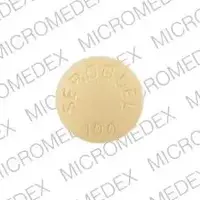 Seroquel (Quetiapine [ kwe-tye-a-peen ])-SEROQUEL 100-100 mg-Yellow-Round