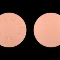 Seroquel (Quetiapine [ kwe-tye-a-peen ])-SEROQUEL 25-25 mg-Orange-Round