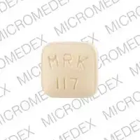 Singulair (Montelukast [ mon-te-loo-kast ])-SINGULAIR MRK 117-10 mg-Beige-Four-sided