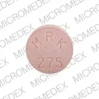 Singulair (Montelukast [ mon-te-loo-kast ])-SINGULAIR MRK 275-5 mg-Pink-Round