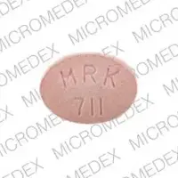 Singulair (Montelukast [ mon-te-loo-kast ])-SINGULAIR MRK 711-4 mg-Pink-Oval